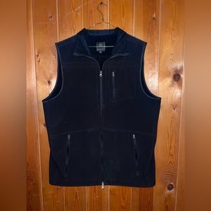 FX Fusion, Men’s Size Large-Tall, Black, Full Zip Vest.